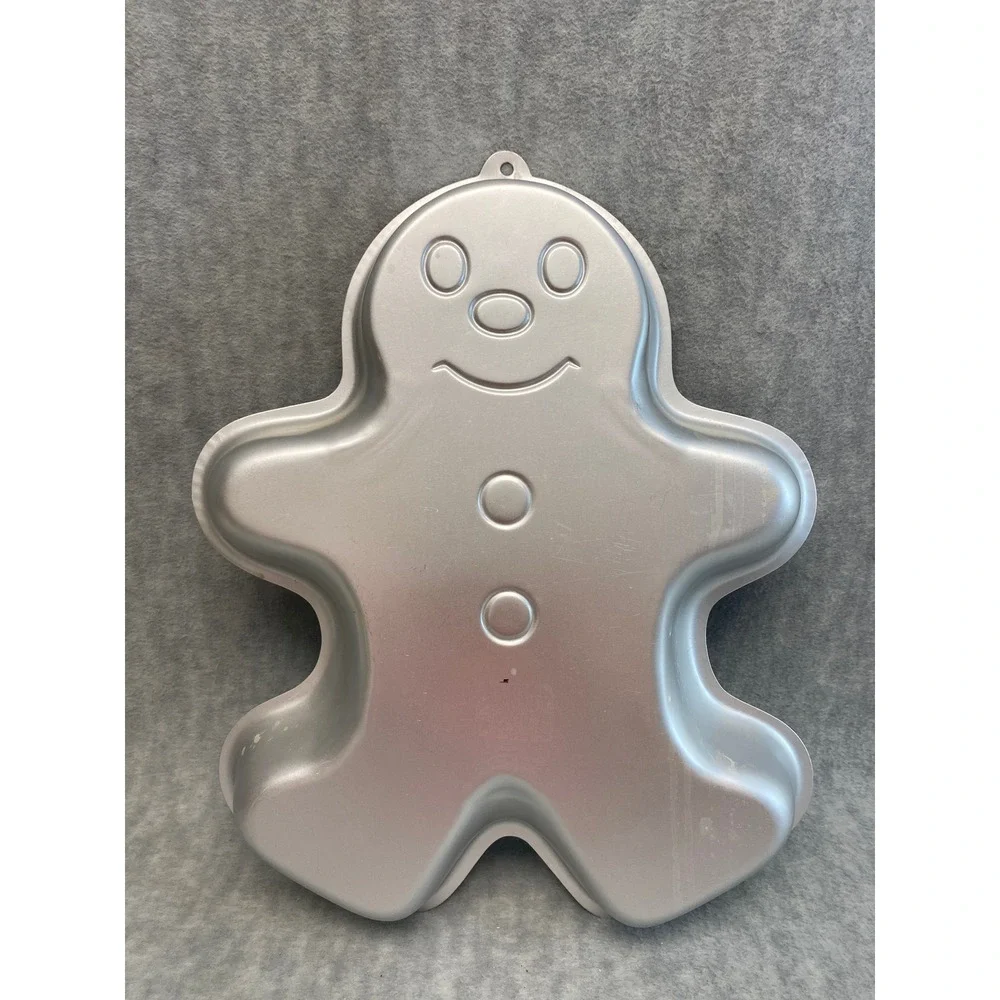 Vintage 1985 Gingerbread Man Cake‎ Pan Christmas Baking Holiday Cookie Wilson